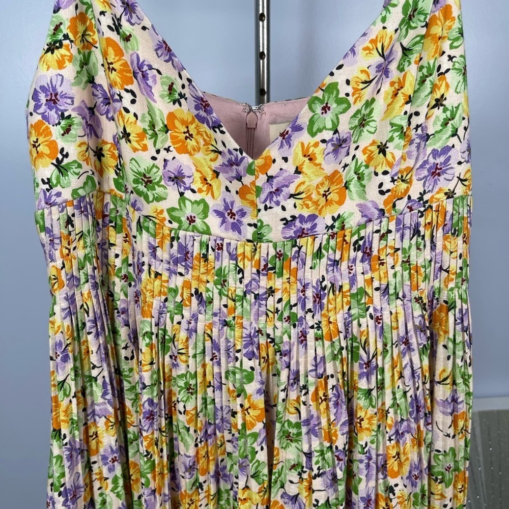 $395 NICHOLAS Susan Maxi Dress in Whistledown Floral Size 4 - Picture 6 of 9